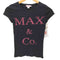 マックスアンドコー MAX & CO. クルーネックロゴプリントTシャツ レディース JPN:S