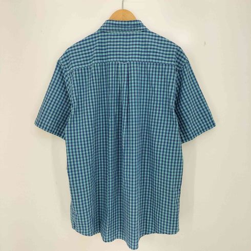 チャップス CHAPS EASY CARE ロゴ刺繍 ボタンダウンチェックシャツ メンズ import:XL