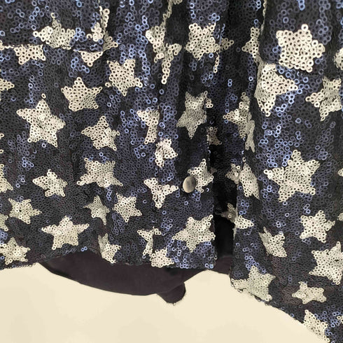 ザラ ZARA スパンコールL/S シャツ スター 星 レディース import:XS