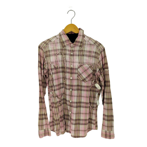 フレンチコネクション FRENCH CONNECTION クラッシュチェックL/S シャツ ハート メンズ import:M