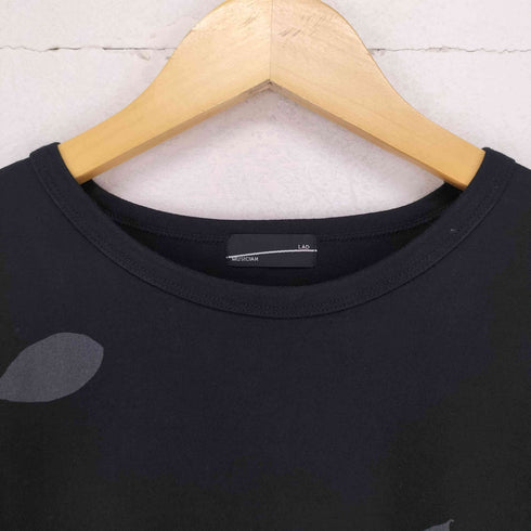 ラッドミュージシャン LAD MUSICIAN フロントリーフデザインクルーネックTシャツ メンズ
