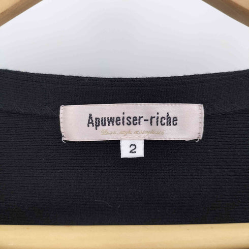 アプワイザーリッシェ Apuweiser riche ティアードドッキングニットミニワンピ レディース JPN:2