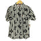 ディッキーズ Dickies 文字×ストライプ 総柄半袖シャツ メンズ JPN:M