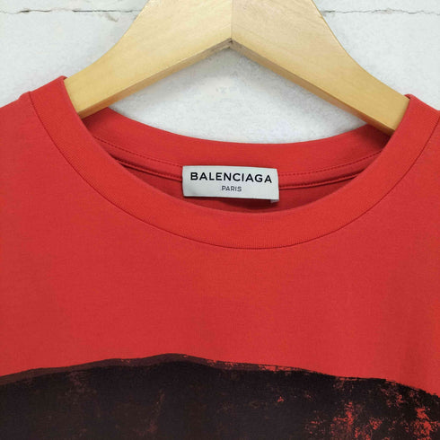 バレンシアガ BALENCIAGA フロントプリントクルーネックTシャツ メンズ JPN:XS