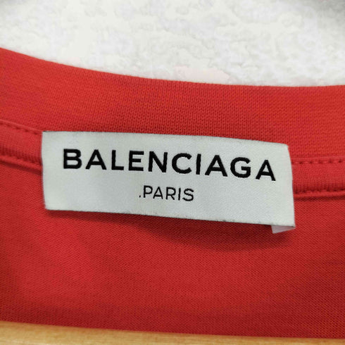 バレンシアガ BALENCIAGA フロントプリントクルーネックTシャツ メンズ JPN:XS