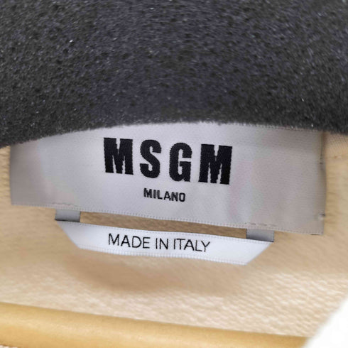 エムエスジーエム MSGM 21AWミニ刺繍ロゴ スウェット/トレーナー メンズ XXS