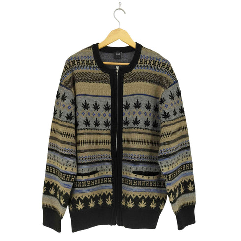 ハフ HUF GILBERT ZIP SWEATER メンズ JPN:L