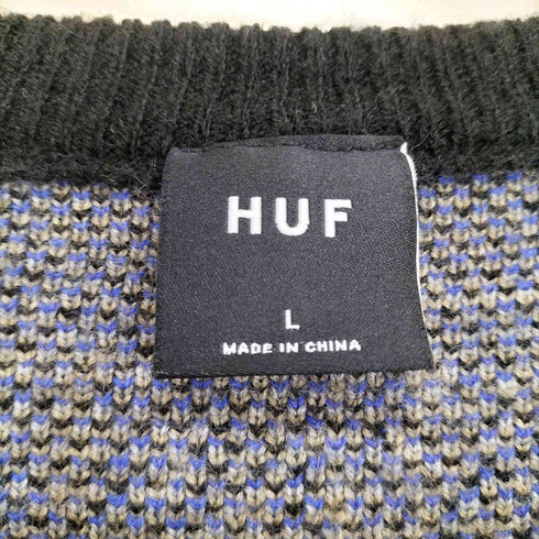 ハフ HUF GILBERT ZIP SWEATER メンズ JPN:L