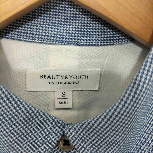 ビューティーアンドユースユナイテッドアローズ BEAUTY & YOUTH UNITED ARROWS ハイテンション シャンブレー ボタンダウン スリムシャツ メンズ JPN:S