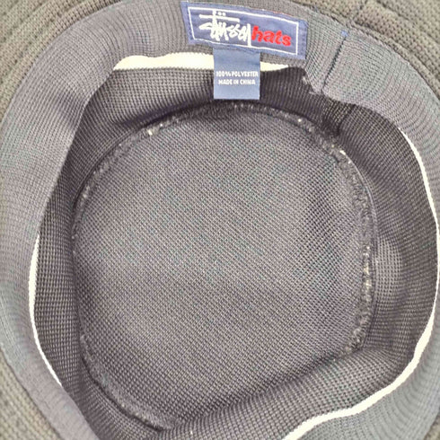 ステューシー Stussy OLD STUSSY HATS ボックスロゴ ラインバケットハット レディース