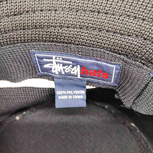 ステューシー Stussy OLD STUSSY HATS ボックスロゴ ラインバケットハット レディース