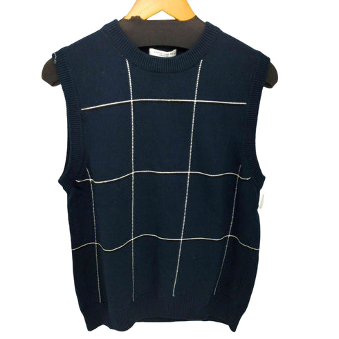 ユナイテッドアローズ UNITED ARROWS 格子柄ニットベスト メンズ JPN:S