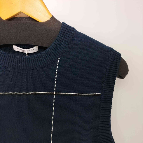 ユナイテッドアローズ UNITED ARROWS 格子柄ニットベスト メンズ JPN:S
