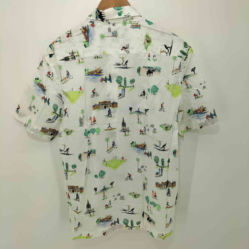 ポールスミス Paul Smith London Park プリント半袖シャツ メンズ JPN:M