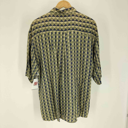 ブルーノ BRUNO オーバーサイズ 総柄 S/S レーヨン シャツ メンズ JPN:L