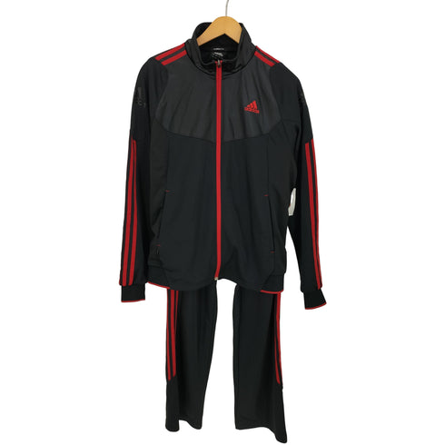 アディダス adidas CLIMALITE ADIENERGY 3ストライプウォームアップジャケット トラックパンツセットアップ メンズ ジャケットLパンツM