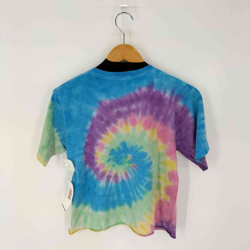 サークルロゴプリント タイダイ クロップドS/S TEE バンT レディース JPN:S