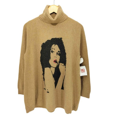 ヒステリックグラマー HYSTERIC GLAMOUR フロントレディ タートルネックニット メンズ FREE