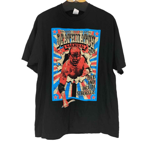プリントスター printstar DDEATHMATCH 両面プリントTシャツ メンズ JPN:XL