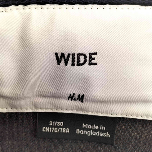 エイチアンドエム H&M WIDE バギーワイドデニム メンズ 31/30