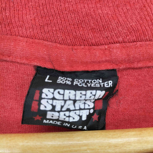 スクリーンスターズ SCREEN STARS 80~90S 黒タグ COLORADO サンプリングTシャツ 袖裾シングル メンズ JPN:L