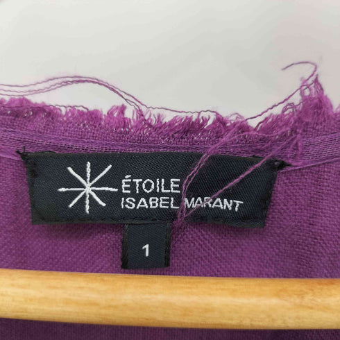 イザベルマランエトワール ISABEL MARANT ETOILE リネンノースリーブブラウス レディース JPN:1