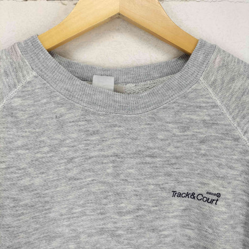 TRACK&COURT 霜降りラグランスウェット メンズ