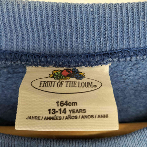 フルーツオブザルーム FRUIT OF THE LOOM ロゴプリントクルーネックスウェット メンズ 164cm