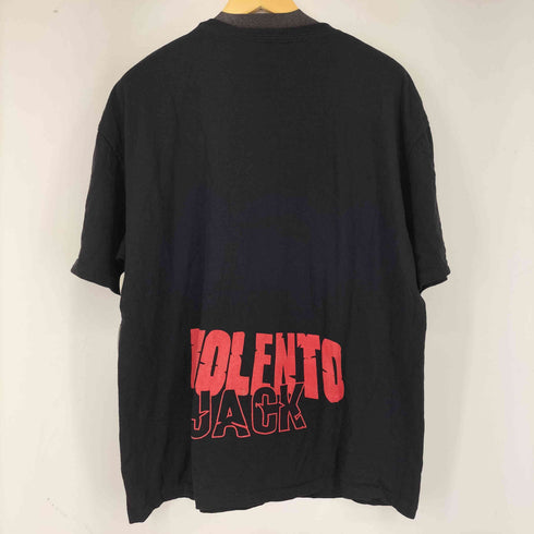両面ラバープリント S/S Tシャツ メンズ import:XL