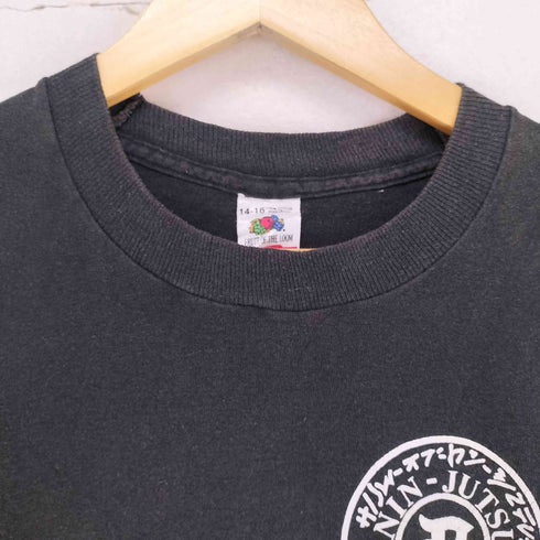フルーツオブザルーム FRUIT OF THE LOOM NIN-JUTSU 両面プリント半袖Tシャツ メンズ 14-16