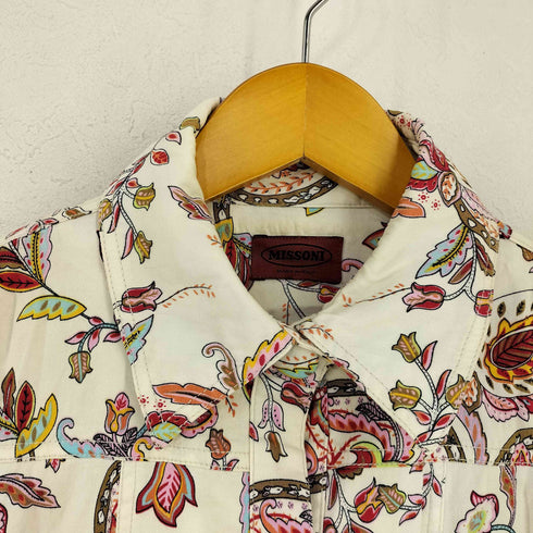 ミッソーニ MISSONI イタリア製 ペイズリー チュニックブラウス レディース