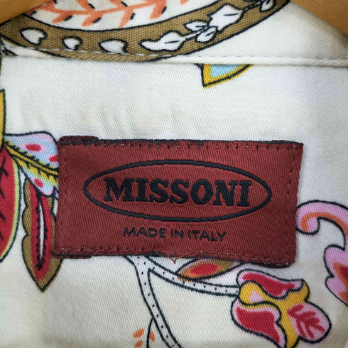 ミッソーニ MISSONI イタリア製 ペイズリー チュニックブラウス レディース