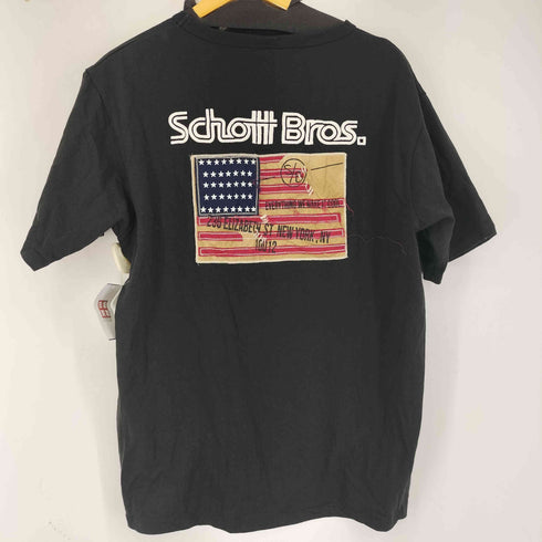 ショット Schott 両面プリント S/S Tシャツ メンズ import:XL