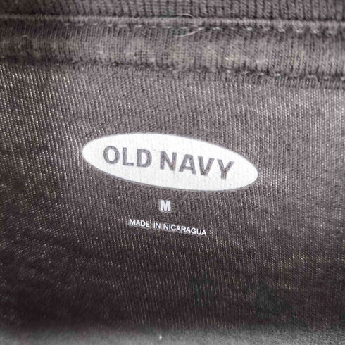 オールドネイビー OLD NAVY バンドプリントS/S TEE バンT メンズ JPN:M