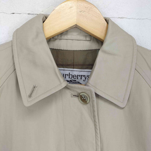 バーバリーズ BURBERRYS 裏地チェックステンカラーコート レディース 155
