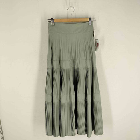 ジルスチュアート JILLSTUART ルーカスタフタスカート プリーツ切替 レディース 0