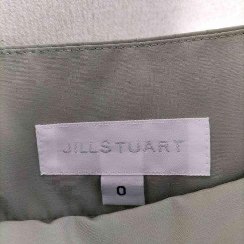 ジルスチュアート JILLSTUART ルーカスタフタスカート プリーツ切替 レディース 0