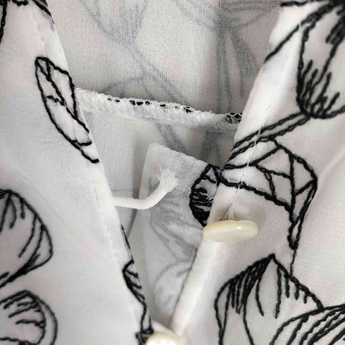 ジルスチュアート JILLSTUART バイカラーフラワーボウタイブラウス レディース JPN:S
