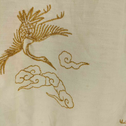 エターナル ETERNAL Japanese pattern crane ポロシャツ メンズ import:XS
