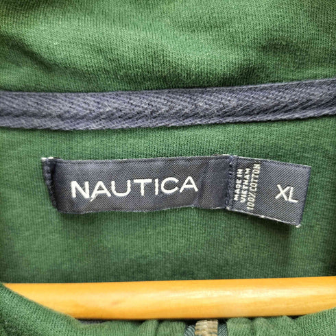 ノーティカ NAUTICA フロントロゴ刺繍ハーフジップスウェットシャツ メンズ JPN:XL