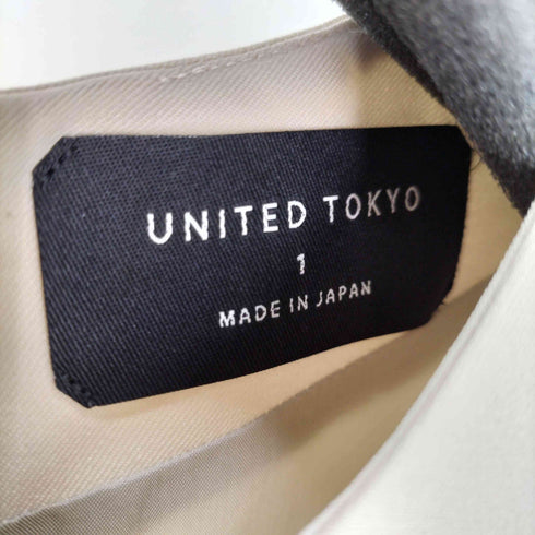ユナイテッドトウキョウ UNITED TOKYO プリーツ切替アシンメトリーS/Sワンピース レディース JPN:1