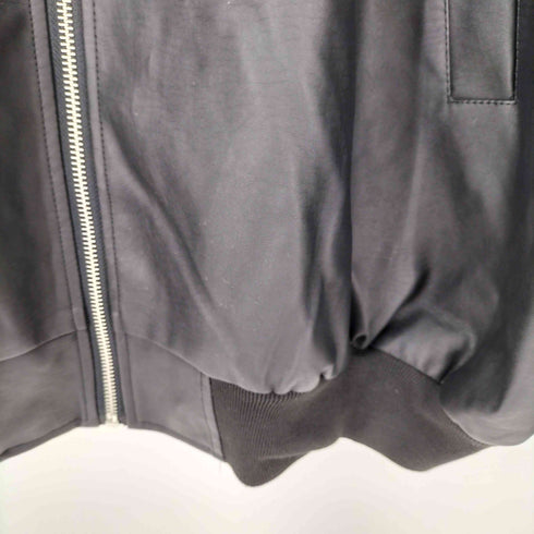 SITRY oversize synthetic leatherMA-1 PUレザーオーバーサイズボンバージャケット メンズ JPN:L