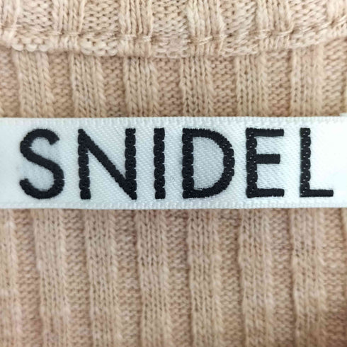 スナイデル snidel カットリブデザインワンピース レディース