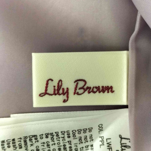 リリーブラウン Lily Brown エンブロイダリーミニスカート レディース JPN:0
