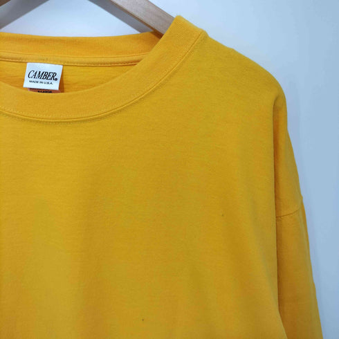 キャンバー CAMBER USA製 コットン ロングスリーブクルーネックTシャツ メンズ import:XL