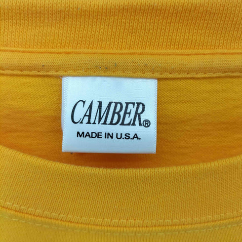 キャンバー CAMBER USA製 コットン ロングスリーブクルーネックTシャツ メンズ import:XL