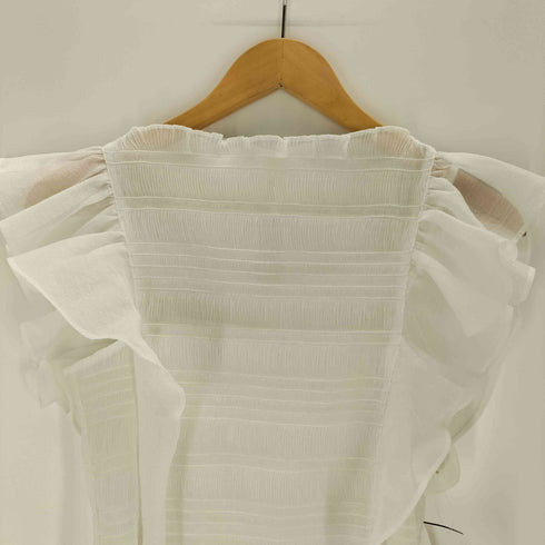 スナイデル snidel Sustainableシャーリングシアーブラウス レディース ONE SIZE