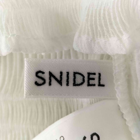 スナイデル snidel Sustainableシャーリングシアーブラウス レディース ONE SIZE
