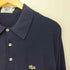アイゾッドラコステ IZOD LACOSTE 70-80s 糸巻タグ 青タグ 胸ロゴ刺繍 ロングスリーブポロシャツ メンズ import:L