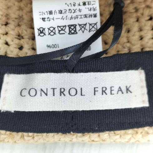 コントロールフリーク Control Freak 中折れラフィアハット レディース